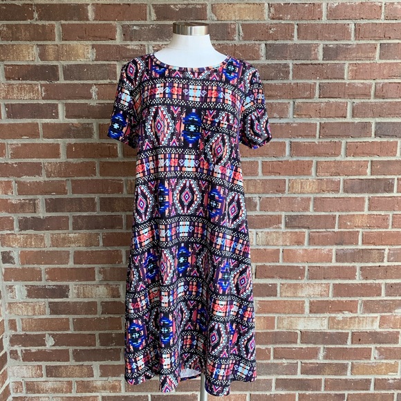 LuLaRoe Dresses & Skirts - LuLaRoe Carly Aztec Print Dress